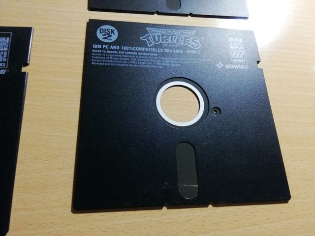 Juego PC - Tortugas Ninja Coin-op - 3 discos 5 1/4