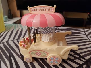 Sylvanian varios tiovivo tren palomitas