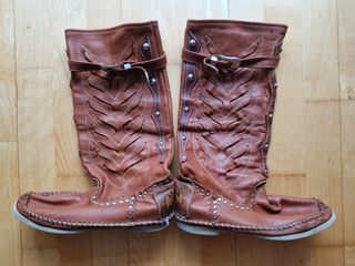 Botas de piel mujer marca Hector Riccione talla 39