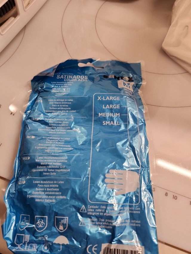 Guantes látex natural