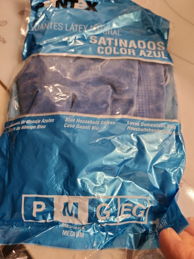 Guantes látex natural