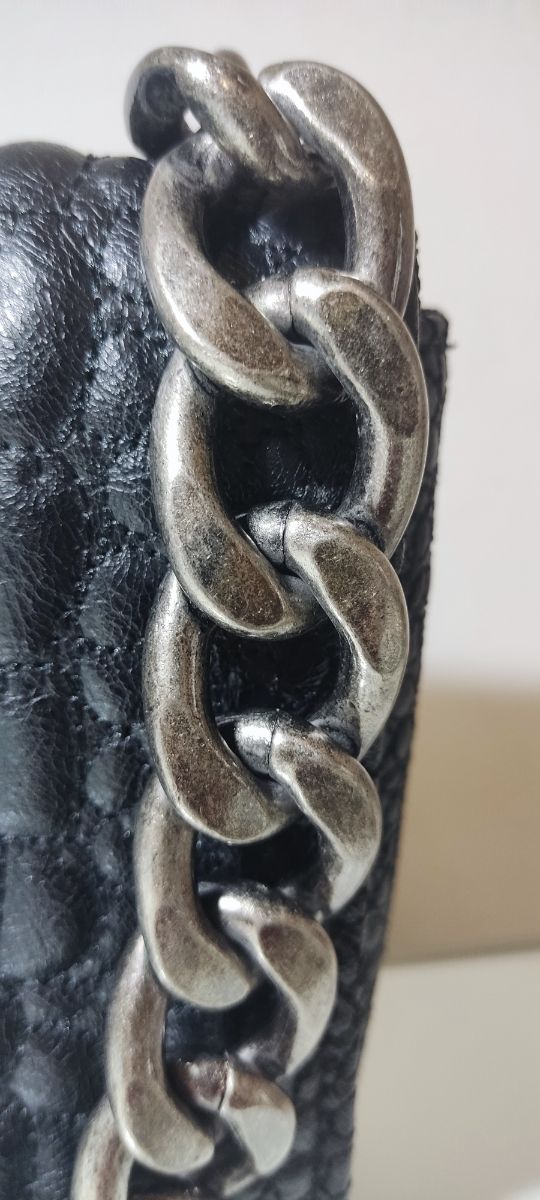 Bolso Zara negro al hombro cocodrilo Nuevo