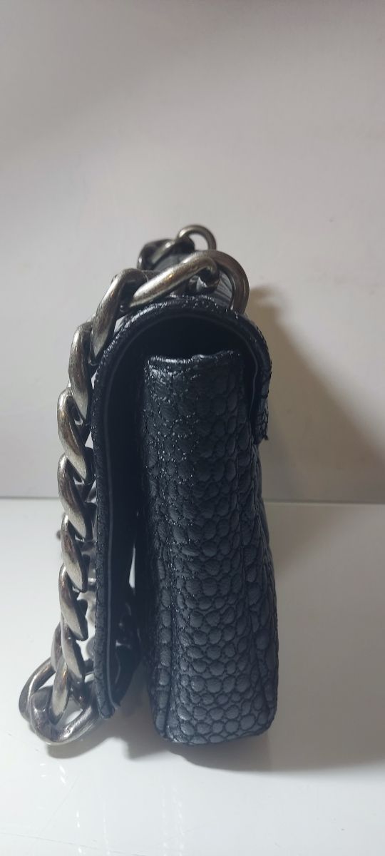 Bolso Zara negro al hombro cocodrilo Nuevo