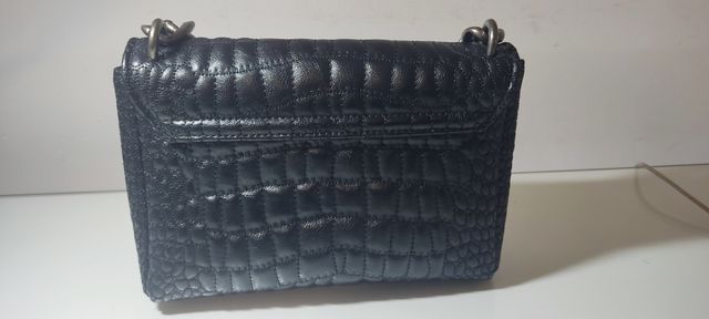 Bolso Zara negro al hombro cocodrilo Nuevo