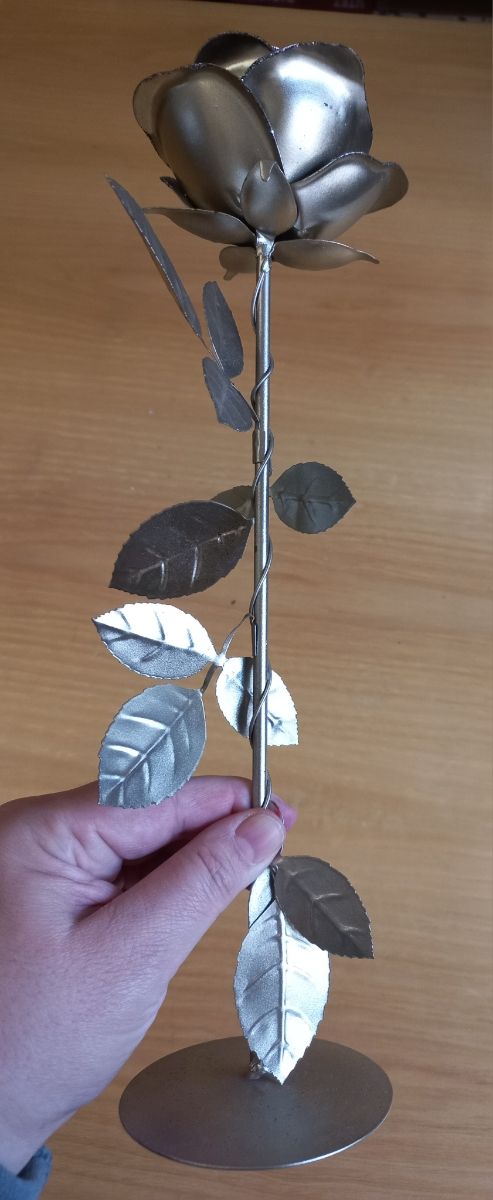 Portacandela vintage argentato