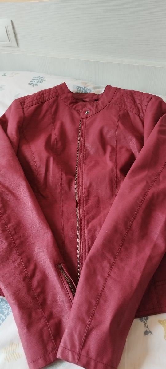 Cazadora semi piel only talla 38