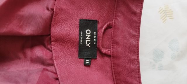 Cazadora semi piel only talla 38