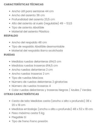 OPORTUNIDAD Andador SIN USAR