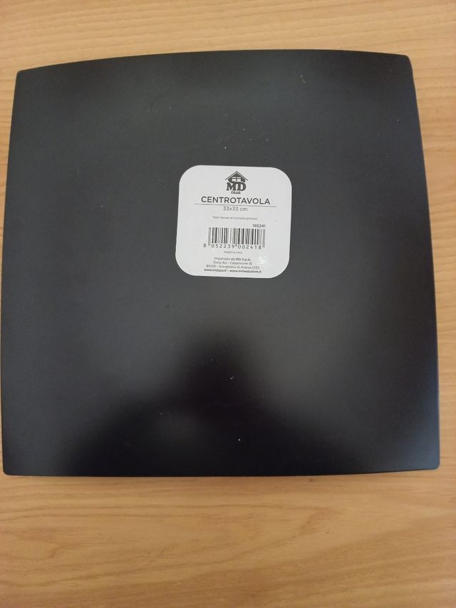 Vassoio quadrato stampa floreale