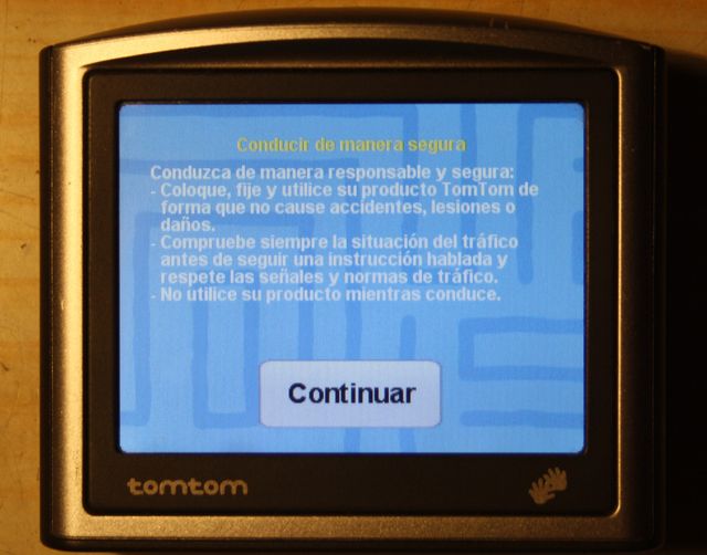 GPS tomtom ONE