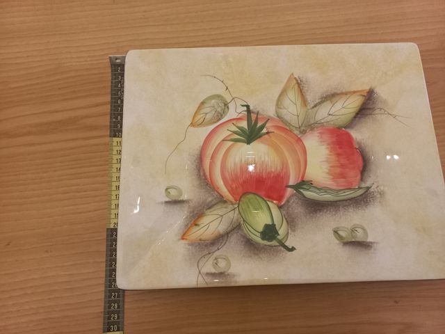 Vassoio ceramica natura morta