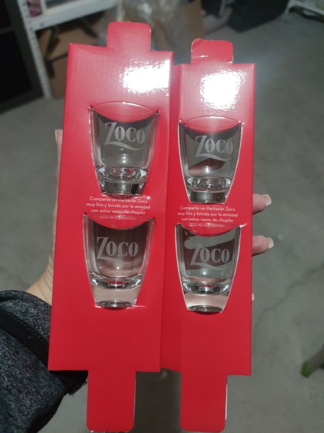 4 Vasos chupito zoco