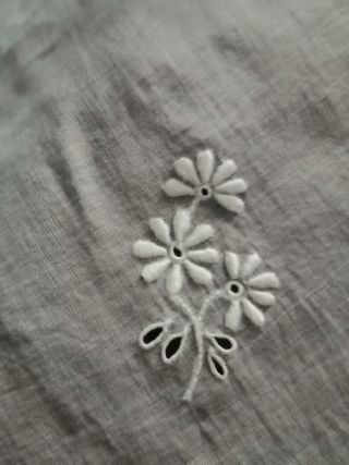 Colcha antigua de organdí .JOYA!