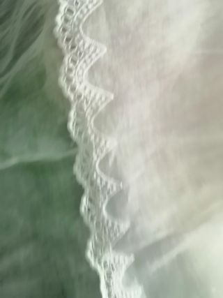 Colcha antigua de organdí .JOYA!