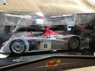 Coche Maqueta Escala 1:18- Audi R8 Le Mans 2001