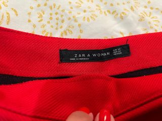 Falda Roja Zara
