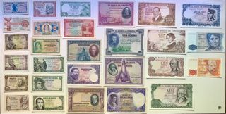 Lote x28 Billetes ESPAÑA DIFERENTES !! Bonitos 