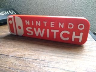 Letrero Nintendo Switch 3D