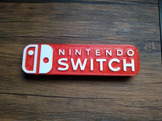 Letrero Nintendo Switch 3D