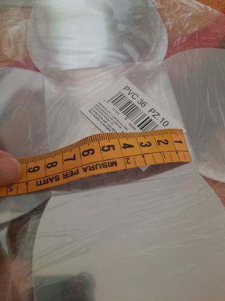 Set 20 cofanetti bomboniere pvc trasparente 8x8x10