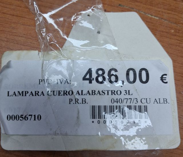 LÁMPARA TECHO VINTAGE - PABLO REY BAUTISTA