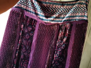 Falda terciopelo y tul