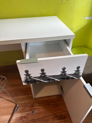 Mesa escritorio juvenil blanca