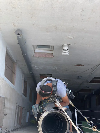 Trabajos y diseño de extraccion de humos