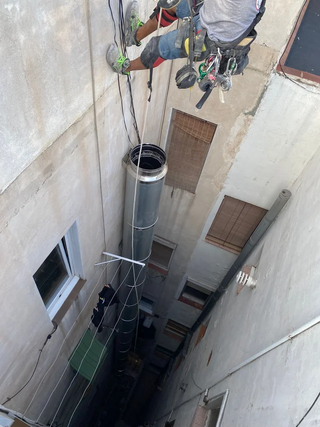 Trabajos y diseño de extraccion de humos