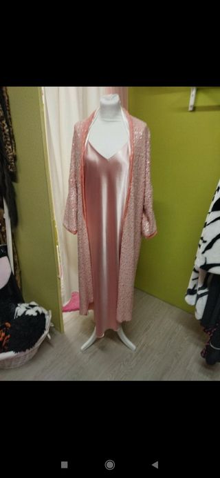 Kimono de lentejuelas, hecho a mano 