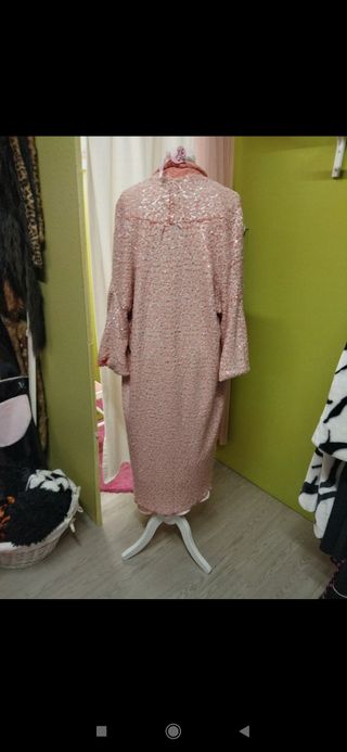 Kimono de lentejuelas, hecho a mano 