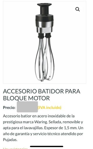 Batidor profesional hosteleria