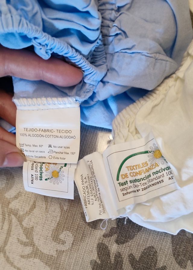 Cubre colchón de capazo