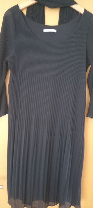 Vestido Paola Prata L em excelente estado