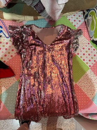 vestido de fiesta de le tejuelas