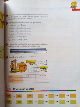 Libro Matemáticas,4Primaria,Anaya,La Tira de Color