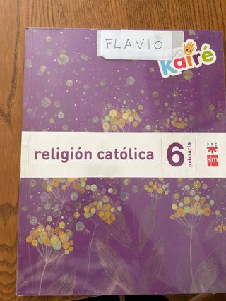 Religión católica sexto de primaria editorial SM