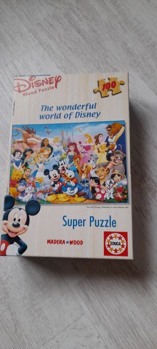 Puzzle de madera de 100 piezas