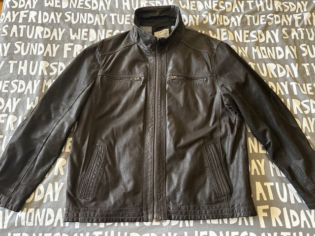 Cazadora moda marrón oscuro talla 62