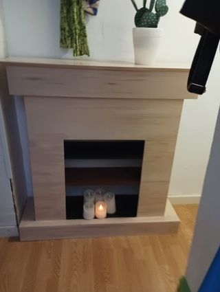 mueble chimenea
