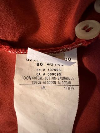 camicia donna Marina Yachting rossa