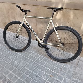 Bicicleta Tsunami Ti, color Titanio