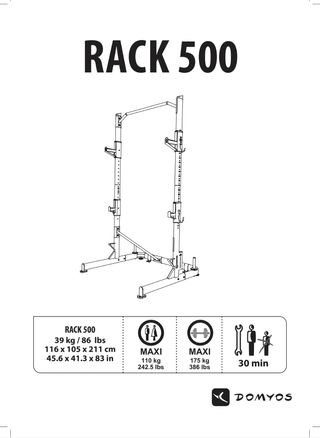 Rack 500 domyos