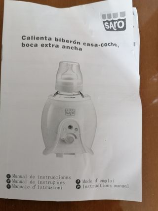 Calienta biberones Saro casa-coche