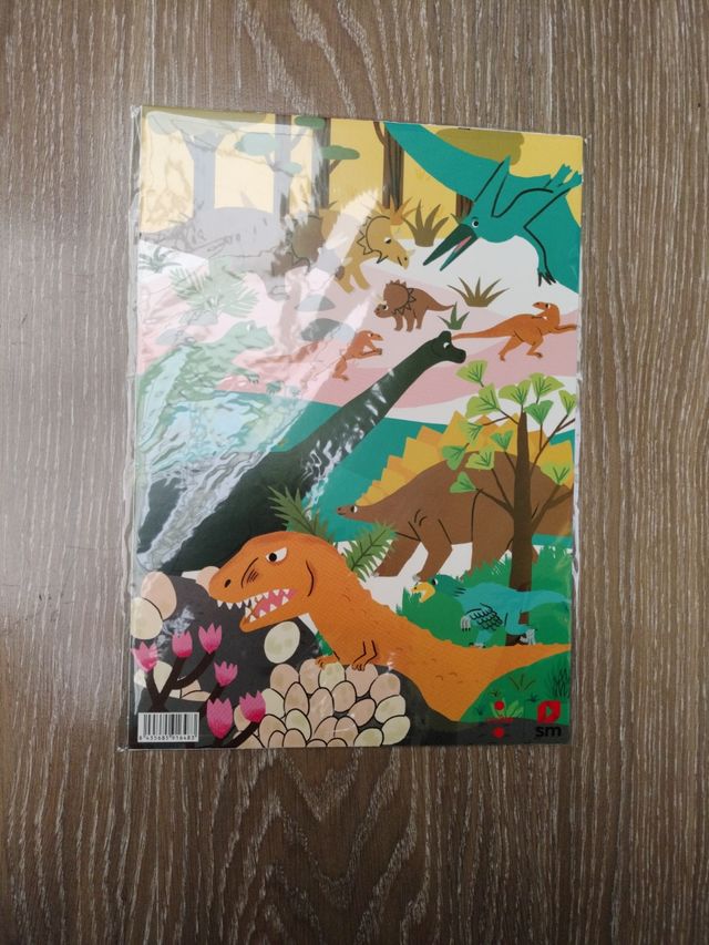 Puzzle de cartón dinosaurios sm