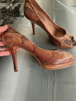 Zapatos Piel tacon