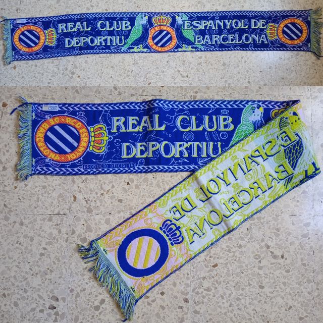 Bufanda del Espanyol, Equipo de Fútbol. Nueva