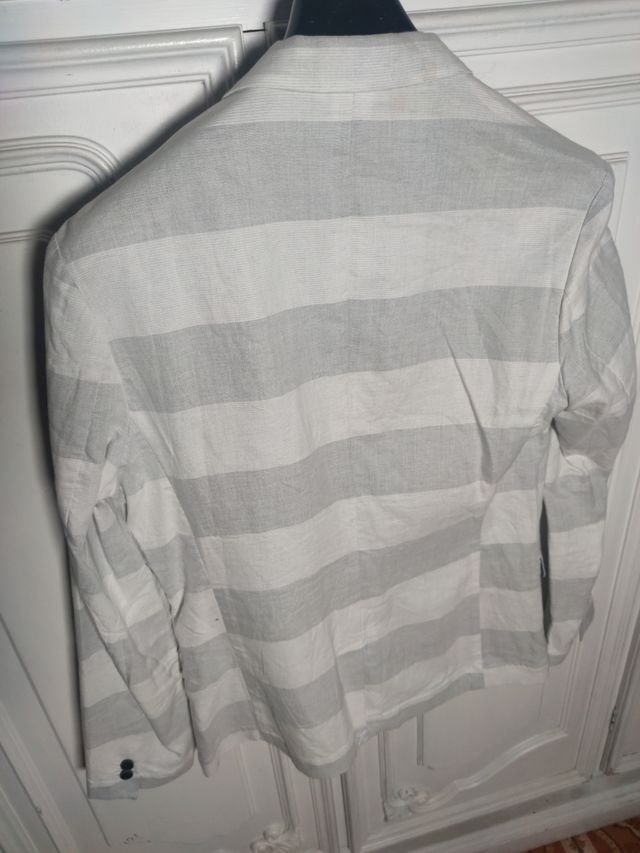 Giacca Jack & Jones righe bianco 