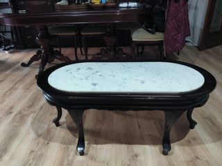 Conjunto muebles salón madera maciza