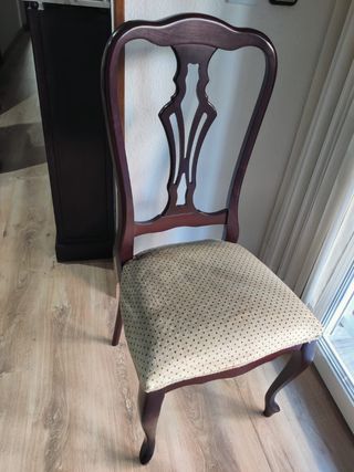 Conjunto muebles salón madera maciza